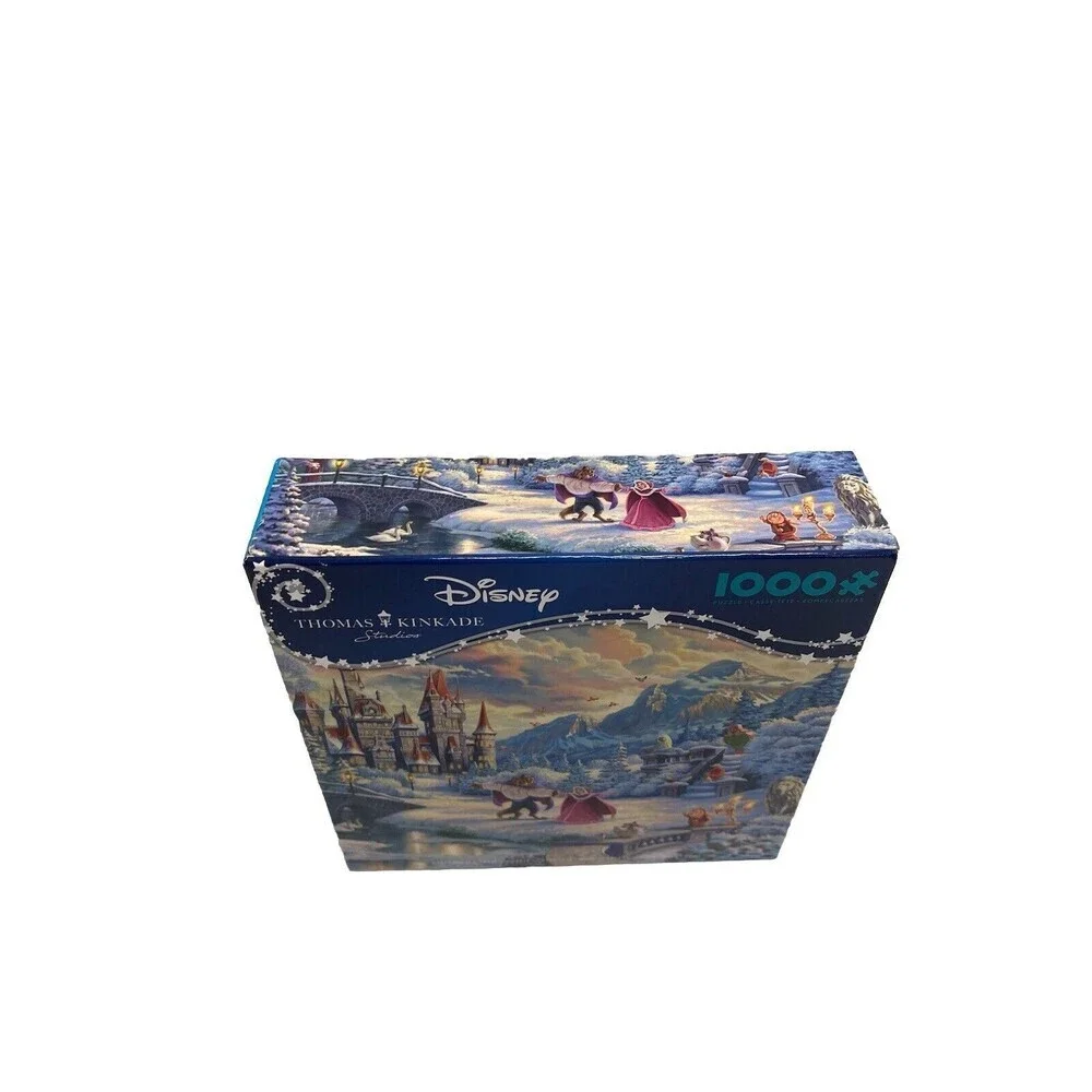 Ceaco 1000 piece-Disney: Beauty & the Beast Winter Enchantment-jigsaw puzzle
